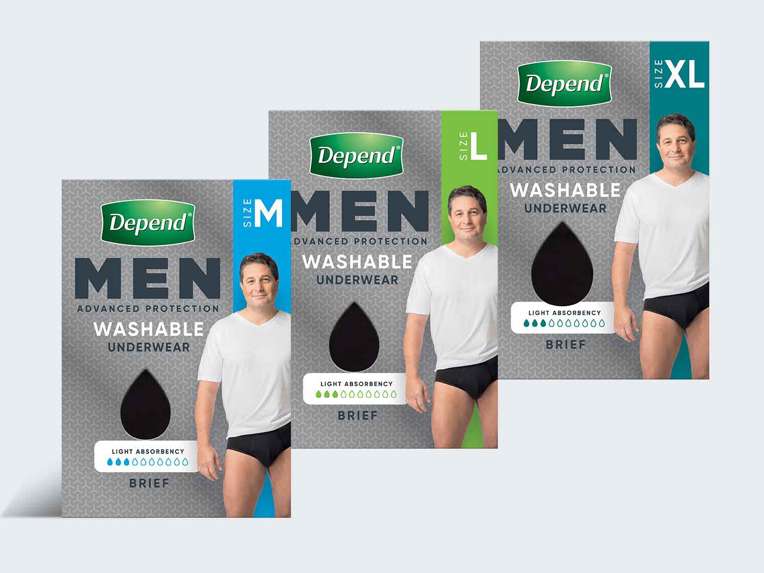 PDP Washable Product Available size range
