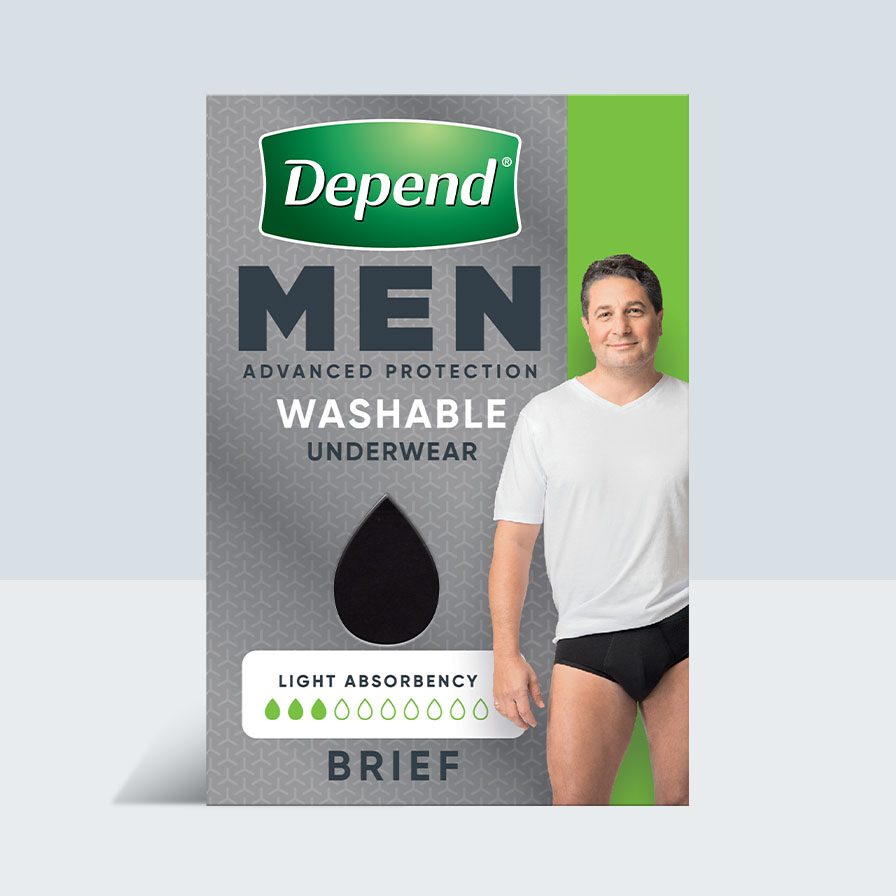 Depend® Men Advanced Protection Washable Incontinence Underwear | Depend AU